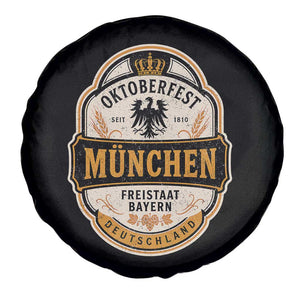 Oktoberfest Munchen Deutschland German Beer Festival Spare Tire Cover Freistaat Bayern Heraldic Eagle
