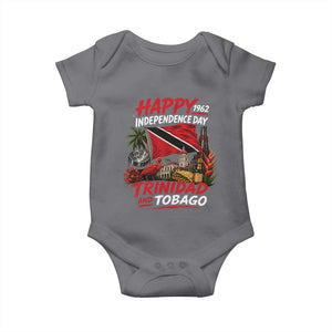 Trinidad And Tobago Independence Day Baby Onesie Trinidadian Heritage Steelpan Scarlet Ibis