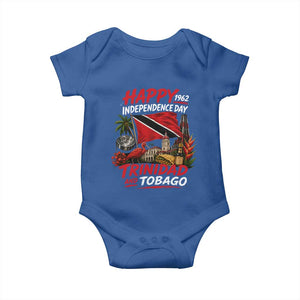 Trinidad And Tobago Independence Day Baby Onesie Trinidadian Heritage Steelpan Scarlet Ibis