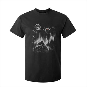 Mothman Howling at Moon 90s Retro T Shirt For Kid Funny West Virginia Cryptid