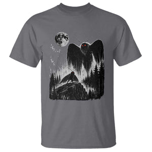 Mothman Howling at Moon 90s Retro T Shirt Funny West Virginia Cryptid