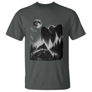 Mothman Howling at Moon 90s Retro T Shirt Funny West Virginia Cryptid