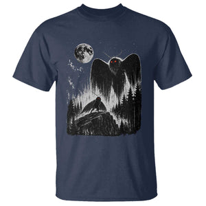 Mothman Howling at Moon 90s Retro T Shirt Funny West Virginia Cryptid