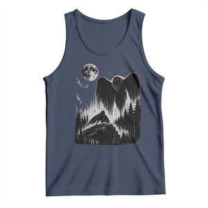 Mothman Howling at Moon 90s Retro Tank Top Funny West Virginia Cryptid