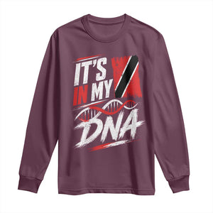 It Is in My DNA Trinidad and Tobago Long Sleeve Shirt Trinidadian Flag Roots