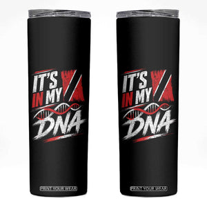It Is in My DNA Trinidad and Tobago Skinny Tumbler Trinidadian Flag Roots TS11 Black Print Your Wear