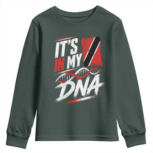 It Is in My DNA Trinidad and Tobago Youth Sweatshirt Trinidadian Flag Roots