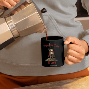 Funny Twas The Tism M Lord Medieval Knight Frog Coffee Mug