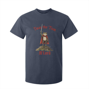Funny Twas The Tism M Lord Medieval Knight Frog T Shirt For Kid