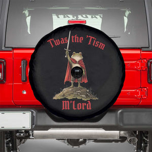 Funny Twas The Tism M Lord Medieval Knight Frog Spare Tire Cover TS11 Black Print Your Wear