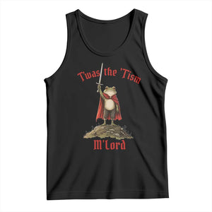 Funny Twas The Tism M Lord Medieval Knight Frog Tank Top