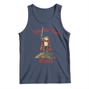 Funny Twas The Tism M Lord Medieval Knight Frog Tank Top