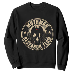 Funny Mothman Research Team Sweatshirt Cryptozoology Cryptid Hunting