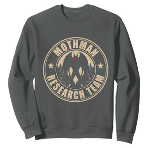 Funny Mothman Research Team Sweatshirt Cryptozoology Cryptid Hunting