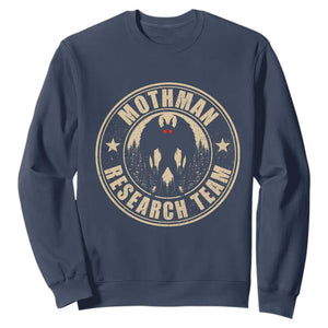 Funny Mothman Research Team Sweatshirt Cryptozoology Cryptid Hunting