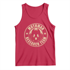 Funny Mothman Research Team Tank Top Cryptozoology Cryptid Hunting