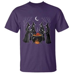 Funny Halloween Witch Spooky Season Orange Cauldron T Shirt TS11 Purple Print Your Wear