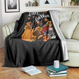 Fall Means Football Throw Blanket Fall Season American Football Thanksgiving TS11 Print Your Wear