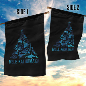 Christmas In Hawaii Garden Flag Mele Kalikimala Sea Animals Xmas Tree TS11 Print Your Wear