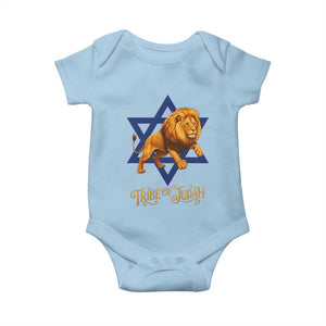 Tribe Of Judah Baby Onesie Bible History Hebrew Christ Israelite Lion TS11 Light Blue Print Your Wear