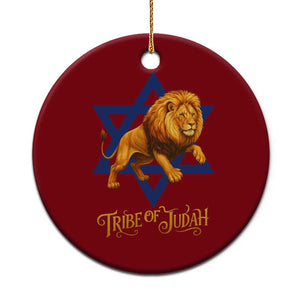 Tribe Of Judah Ceramic Ornament Bible History Hebrew Christ Israelite Lion TS11 1pc Red Print Your Wear