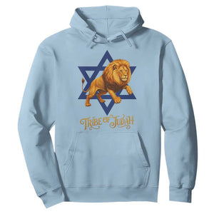 Tribe Of Judah Hoodie Bible History Hebrew Christ Israelite Lion TS11 Light Blue Print Your Wear