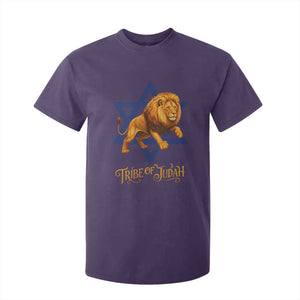 Tribe Of Judah T Shirt For Kid Bible History Hebrew Christ Israelite Lion TS11 Purple Print Your Wear