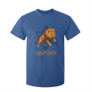 Tribe Of Judah T Shirt For Kid Bible History Hebrew Christ Israelite Lion TS11 Royal Blue Print Your Wear