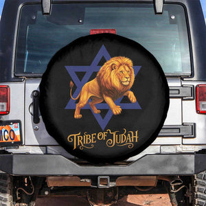 Tribe Of Judah Spare Tire Cover Bible History Hebrew Christ Israelite Lion TS11 No hole Black Print Your Wear