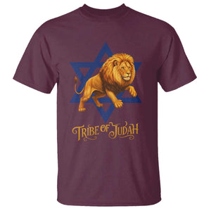 Tribe Of Judah T Shirt Bible History Hebrew Christ Israelite Lion TS11 Maroon Print Your Wear