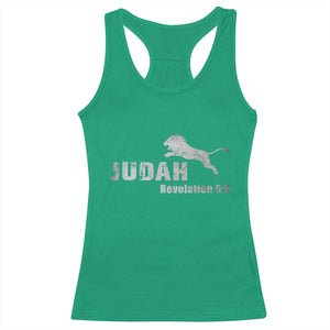 Lion Tribe of Judah Hebrew Christ Israelite Racerback Tank Top TS11 Irish Green Print Your Wear