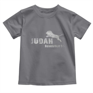 Lion Tribe of Judah Hebrew Christ Israelite Toddler T Shirt TS11 Charcoal Print Your Wear