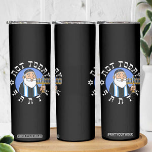 Funny Hanukkah Not Today Santa Skinny Tumbler Jewish Chanukah Chrismukkah TS11 Print Your Wear