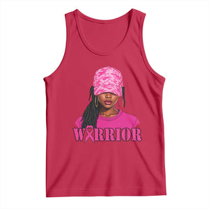 African American Warrior Breast Cancer Tank Top Pink Ribbon TS11 Red Print Your Wear