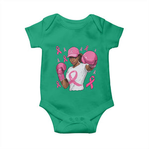 African American Fighter Breast Cancer Awareness Baby Onesie Pink Ribbon TS11 Irish Green Print Your Wear