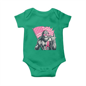 Funny Bigfoot Breast Cancer Awareness Baby Onesie Sasquatch Pink Ribbon TS11 Irish Green Print Your Wear