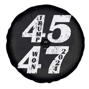 Trump For President Spare Tire Cover Trump Won 45 47 US Election 2024 TS11 Print Your Wear