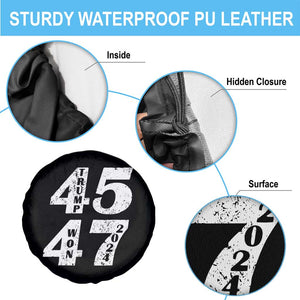 Trump For President Spare Tire Cover Trump Won 45 47 US Election 2024 TS11 Print Your Wear