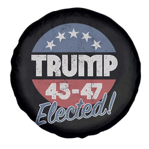Trump For President Spare Tire Cover Trump Elected 45 47 American Flag TS11 Print Your Wear