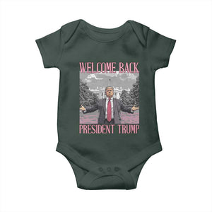 Funny Welcome Back President Trump Baby Onesie White House President Trump 45 47 TS11 Print Your Wear