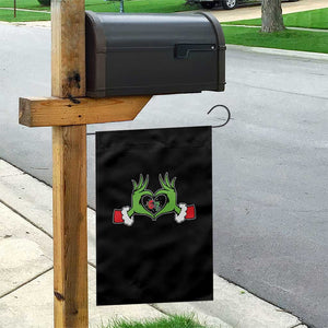 Funny Six Seven Christmas 67 Meme Gen Alpha Elf Heart Hands Garden Flag TS11 Print Your Wear