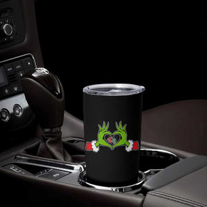 Funny Six Seven Christmas 67 Meme Gen Alpha Elf Heart Hands Tumbler Cup TS11 Print Your Wear