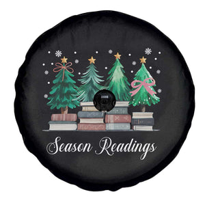 Funny Christmas Book Spare Tire Cover Season Readings Xmas Tree Bookworm Teacher Librarian TS11 Print Your Wear