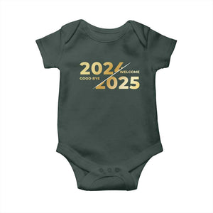 Happy New Year 2025 Goodbye 2024 Welcome 2025 Baby Onesie TS11 Print Your Wear
