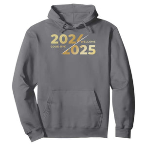 Happy New Year 2025 Goodbye 2024 Welcome 2025 Hoodie TS11 Charcoal Print Your Wear