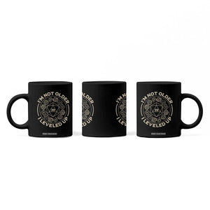 Funny RPG Gamer I'm Not Older I Leveled Up Coffee Mug Vintage D20 Tabletop Dice TS11 Print Your Wear