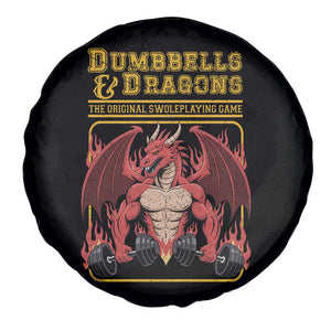 Funny RPG Workout Gym Nerd Spare Tire Cover Dumbbells And Dragons The Original Swoleplaying Game TS11 Print Your Wear