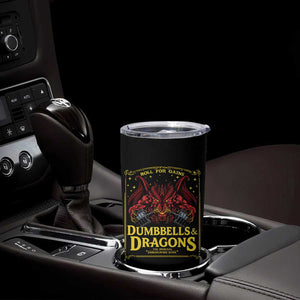 Funny RPG Weightlifting Workout Gym Tumbler Cup Dumbbells And Dragons The Original Swoleplaying Game TS11 Print Your Wear