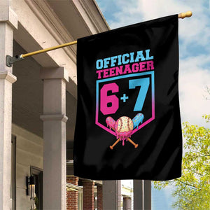 Funny 67 Baseball 13th Birthday Garden Flag Ice Cream Drip 13th Bday Official Teenager TS11 Print Your Wear