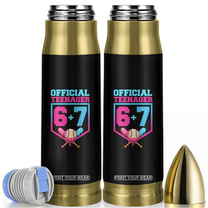 Funny 67 Baseball 13th Birthday Bullet Tumbler Ice Cream Drip 13th Bday Official Teenager TS11 Black Print Your Wear